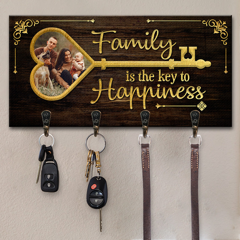 Custom Family Photo Gifts for Home - Personalized Key Holder