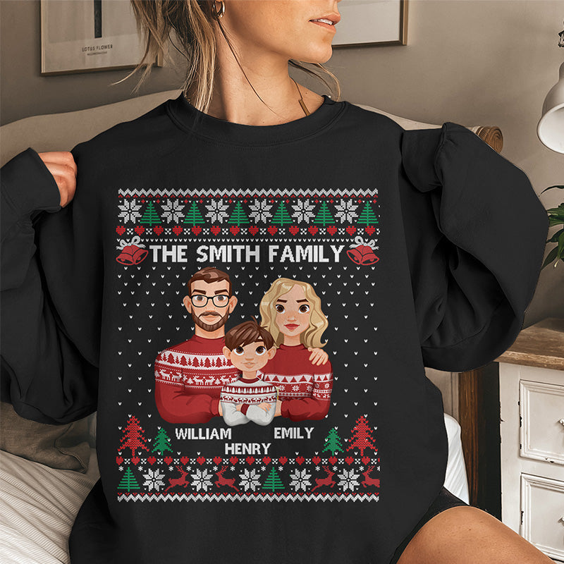 Custom Name Christmas Family Gifts - Personalized Apparel