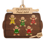 Custom Name Grandma's Perfect Batch Christmas Gifts - Personalized Ornament