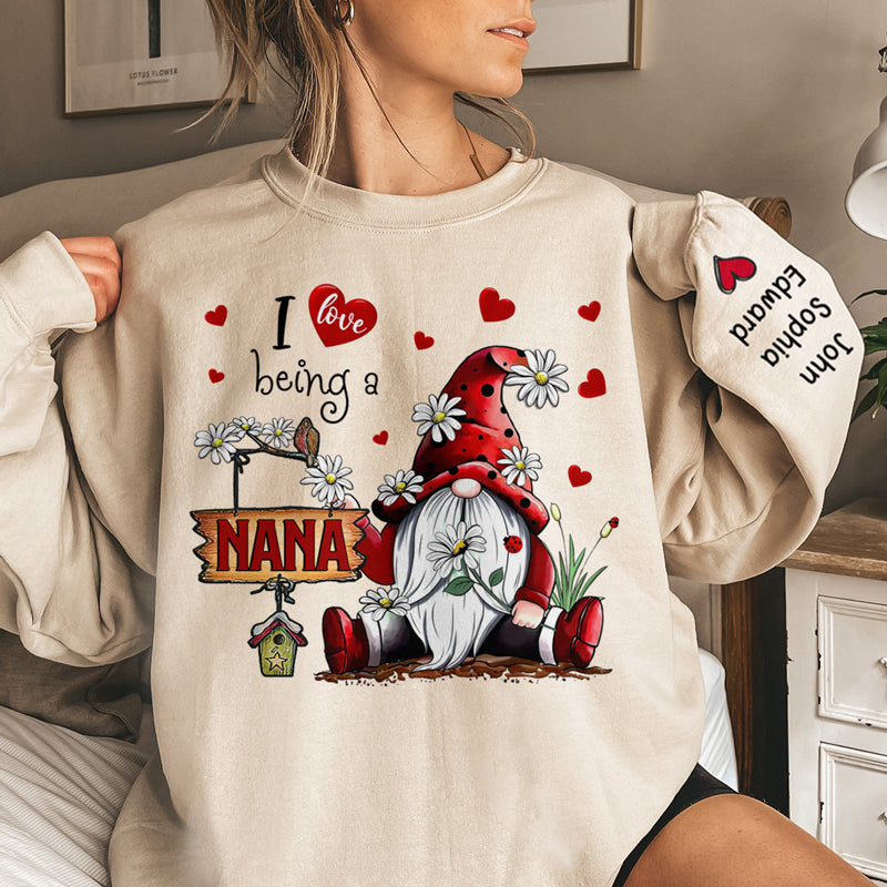 Custom Name Gnome Grandma Gifts for Women - Personalized Sweater