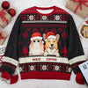 Merry Christmas, Pet Lovers - Personalized Custom Unisex Ugly Christmas Sweatshirt, Wool Sweatshirt, All-Over-Print Sweatshirt - Gift For Pet Lovers, Christmas Gift