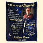 A Hug From Heaven Memorial Tribute - Sympathy Blanket