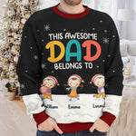 Custom Name Christmas Gifts for Dad - Personalized Sweatshirt