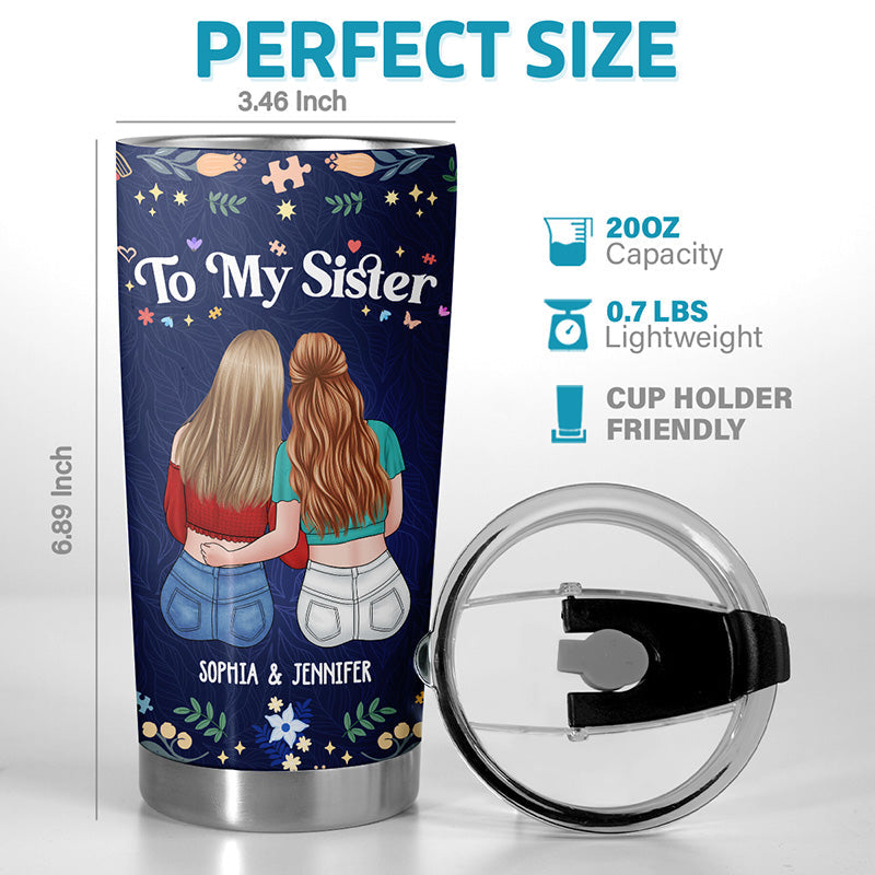 Custom Name Sister Gifts - Personalized Tumbler