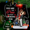 You Are My Missing Piece - Couple Personalized Custom Ornament - Acrylic Puzzle Shaped - Christmas Gift For Husband Wife, Anniversary