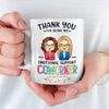 Thank You For Being My Unpaid Therapist - Coworker Personalized Custom Mug - Gift For Coworkers, Work Friends, Colleagues