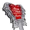 Always Loved & Forever Missed - Memorial Personalized Custom Heart Shaped Acrylic Garden Stake - Sympathy Gift, Gift For Family Members