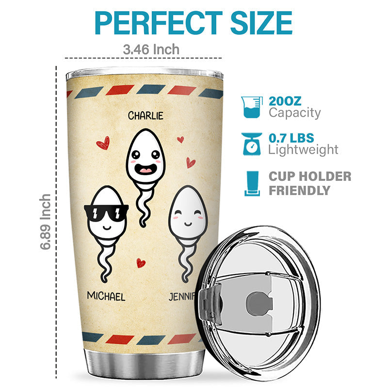 Custom Name Funny Dad Gifts - Personalized Tumbler