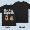Custom Photo The Dog Father The Dog Mother - Dog Personalized Custom Unisex Back Printed T-shirt, Hoodie, Sweatshirt - Gift For Pet Owners, Pet Lovers