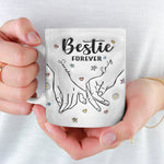 Custom Name Sister Forever Gifts - Personalized Mugs
