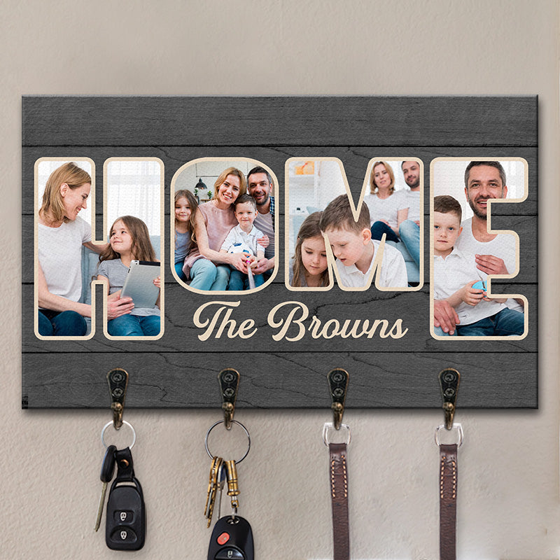 Custom Photo Family Home Decor - Personalized Key Holder