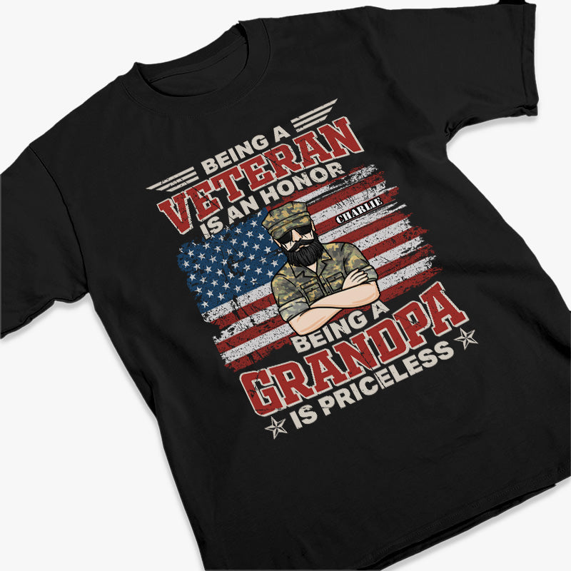 Veteran Grandpa Gifts for Grandfathers - Patriotic Apparel
