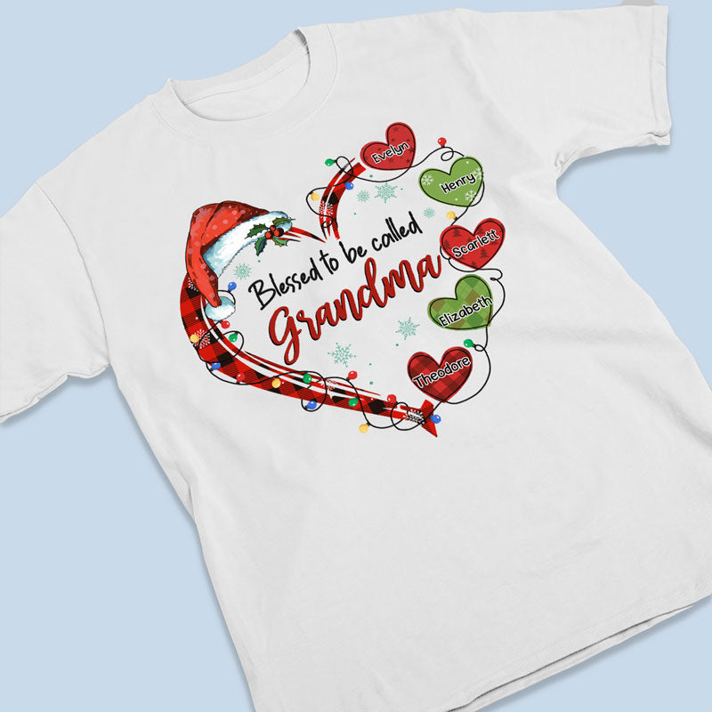 Custom Name Christmas Grandma Gifts - Personalized Apparel
