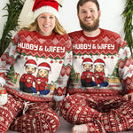 Custom Name Christmas Couple Gifts - Personalized Sweatshirt