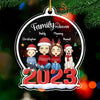 It's The Most Beautiful Time Of The Year - Family Personalized Custom Ornament - Acrylic Custom Shaped - Christmas Gift For Family Members