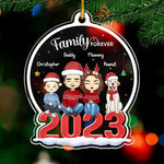 Custom Name Family Christmas Gifts - Personalized Ornament