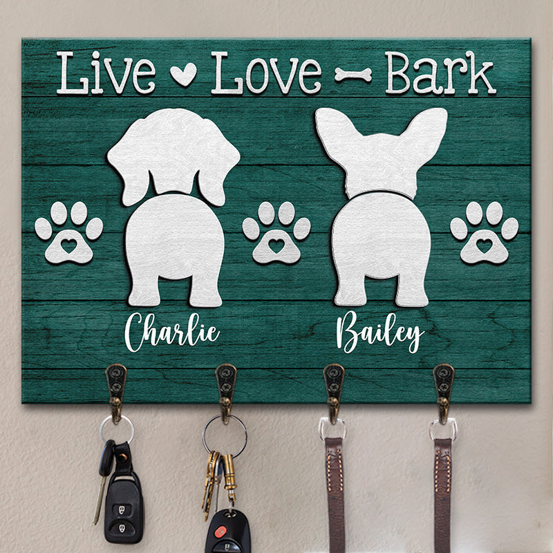 Custom Dog Name Walk Gifts for Dog Lovers - Personalized Key Holder