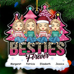 Custom Name Christmas Sister Gifts - Personalized Ornament