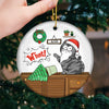 I Do What I Want - Cat Personalized Custom Ornament - Ceramic Round Shaped - Christmas Gift For Pet Owners, Pet Lovers