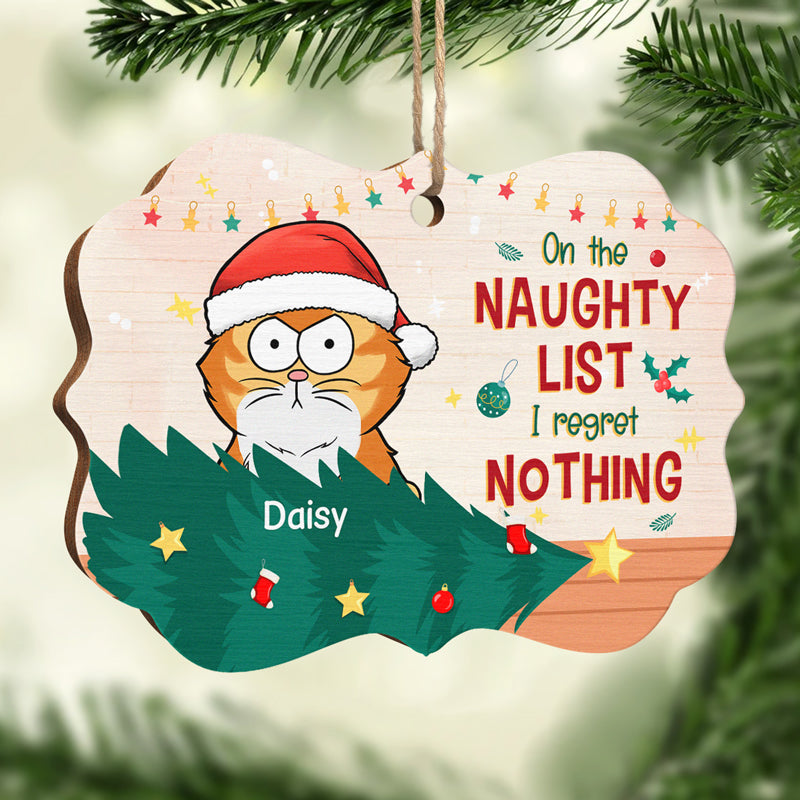 Custom Name Christmas Cat Gifts for Cat Lovers - Personalized Ornament