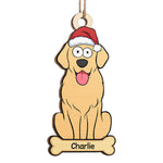 Custom Pet Name Christmas Gifts for Dog Lovers - Personalized Ornament