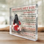 Custom Name Romantic Love Gifts for Couples - Personalized Shaped Acrylic Plaque