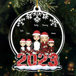 Custom Name Family Christmas Gifts - Personalized Ornament