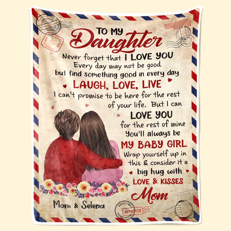 Custom Name Mother Daughter Gifts - Personalized Blanket