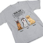 Custom Name Funny Dog Dad Gifts for Men - Personalized Apparel