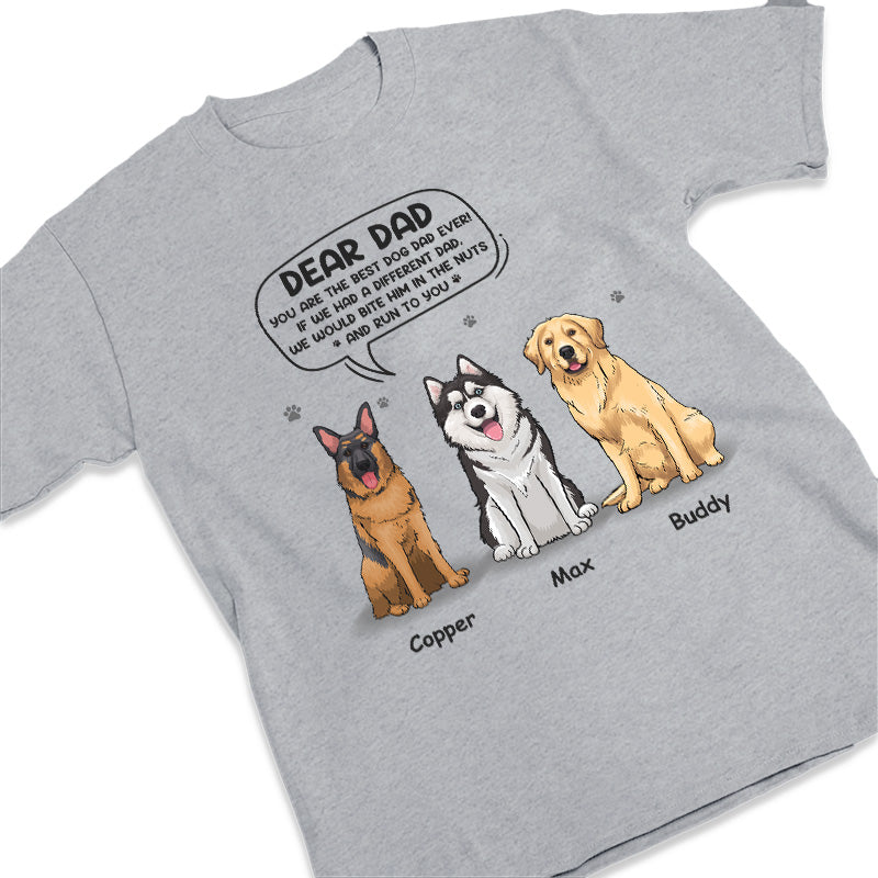 Custom Name Funny Dog Dad Gifts for Men - Personalized Apparel