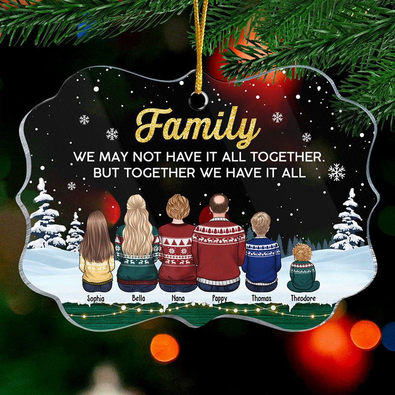 Custom Name Family Christmas Gifts - Personalized Ornament