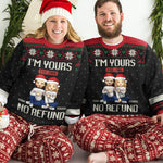 Custom Name Funny Christmas Couple Gifts - Personalized Sweatshirt