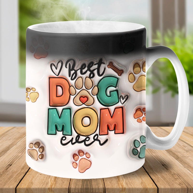 Custom Photo You're My Favorite Face To Lick - Dog & Cat Personalized Custom 3D Inflated Effect Printed  Color Changing Mug - Gift For Pet Owners, Pet Lovers