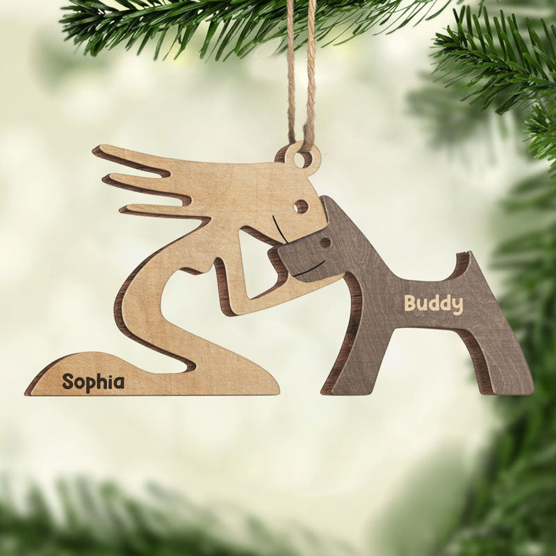 Custom Pet Name Best Friend Gifts for Pet Lovers - Personalized Ornament