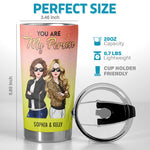 Custom Name Best Friend Gifts for Women - Personalized Tumbler
