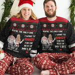 Custom Name Funny Christmas Couple Gifts - Personalized Sweatshirt