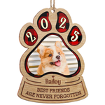 Custom Pet Photo Memorial Gifts for Dog Lovers - Personalized Ornament