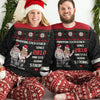 Annoying Each Other Since - Couple Personalized Custom Ugly Sweatshirt - Unisex Wool Jumper - Christmas Gift For Husband Wife, Anniversary