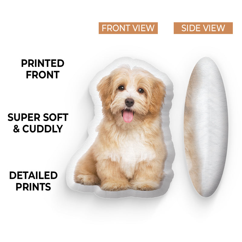 Custom Pet Photo Gifts for Dog and Cat Lovers - Personalized Shaped Pillow