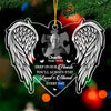 Custom Photo God Has You In His Arms, I Have You In My Heart - Memorial Personalized Custom Ornament - Acrylic Custom Shaped - Christmas Gift, Sympathy Gift For Family Members