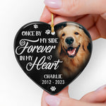 Custom Pet Photo Memorial Gifts for Dog Lovers - Personalized Ceramic Ornament