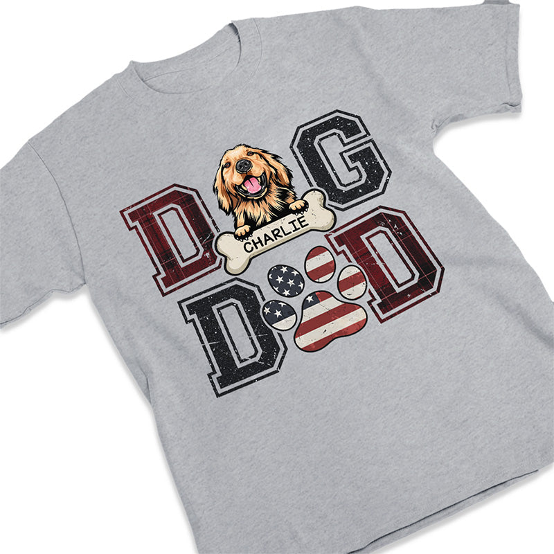 Custom Name Dog Dad Gifts for Men - Personalized Apparel