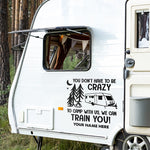 Custom Funny Camping Quote Gifts for Campers - Personalized Decal