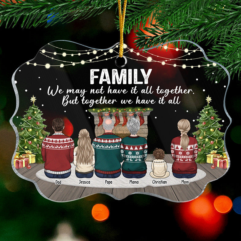 Custom Name Family Christmas Gifts - Personalized Ornament