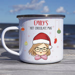 Custom Name Christmas Hot Chocolate Gifts - Personalized Camp Mug
