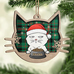Custom Name Christmas Cat Gifts for Cat Lovers - Personalized Ornament