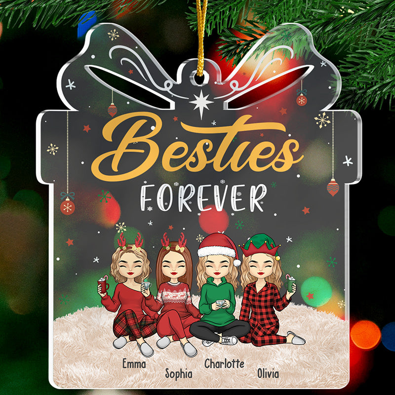 Custom Name Christmas Gifts for Sisters - Personalized Ornament