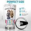 To My Soul Sister - Bestie Personalized Custom Tumbler - Christmas Gift For Best Friends, BFF, Sisters