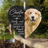 Custom Photo Deeply Loved, Completely Spoiled  - Memorial Personalized Memorial Garden Slate & Hook - Sympathy Gift For Pet Owners, Pet Lovers