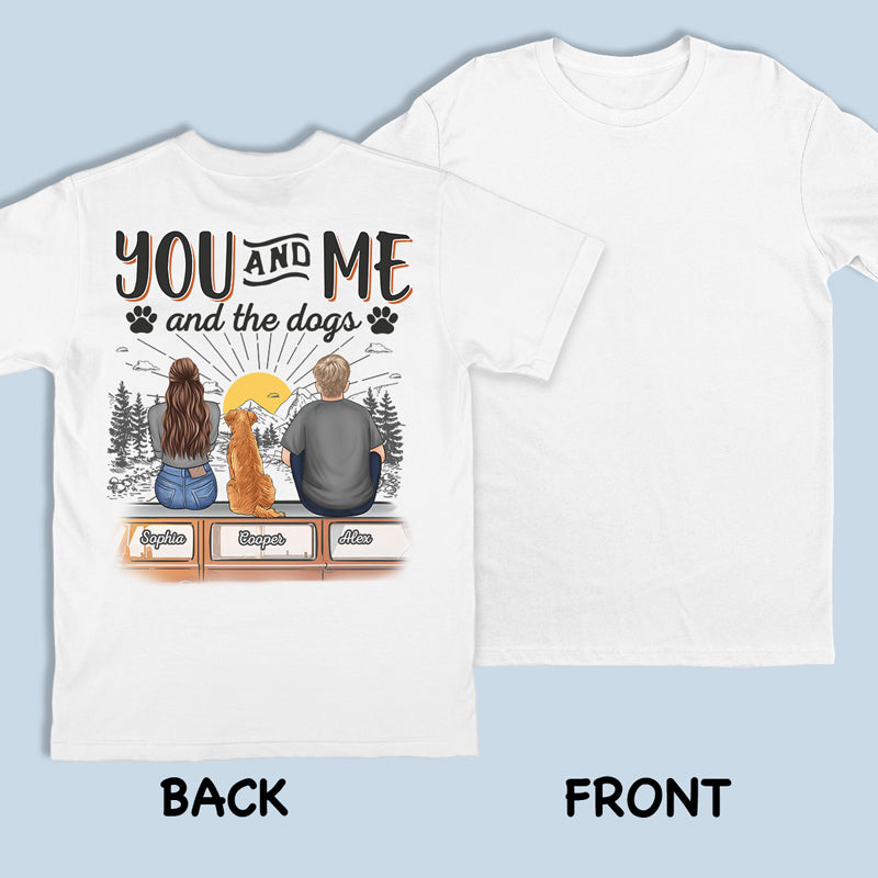 Custom Name Dog Lover Couple Gifts - Personalized Apparel